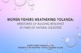 WOMEN FISHERS WEATHERING YOLANDA 2014. 10. 3.آ  Super Typhoon Yolanda (aka Haiyan): How did women fishers
