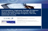 Competitive Highway Bridge Program Grant Benefit-Cost ... · Analysis Approach The benefit-cost analysis (BCA) of the project was prepared per the U.S. DOT Benefit-Cost Analysis Guidance