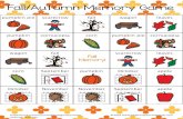 Fall/Autumn Memory Game - Heather's Speech Therapy · pumpkin pie scarecrow fall wagon leaves pumpkin cornucopia corn pumpkin pie cornucopia wagon fall scarecrow leaves corn September