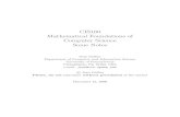 CIS160 Mathematical Foundations of Computer Science Some …jean/cis160/cis260probs-motiv.pdf · Mathematical Foundations of Computer Science Some Notes Jean Gallier Department of