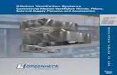 Kitchen Ventilation Systems - Greenheck-USA€¦ · Kitchen Ventilation Systems Commercial Kitchen Ventilation Hoods, Filters, External Supply Plenums and Accessories August 2020.