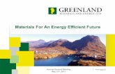 Materials ForAn Energy Efficient Future GreenlandMinerals and Energy Ltd GMEL 3 ASX‐Listed, Greenland‐Focused Mineral Explorer and Developer Capital Structure Shares outstanding
