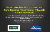 Suprapubic Fat Pad Excision with Simultaneous Placement of ...€¦ · Suprapubic Fat Pad Excision with Simultaneous Placement of Inflatable Penile Prosthesis Adam S. Baumgarten1,