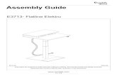 E3713- Flatline ElektroSSF 150 200 04016 3 4x16 5x P. 3 / 12 Assembly Guide B A C N M6x18 Q ... - Press the button until the Electro OPAC is in bottom position. - Release button. -