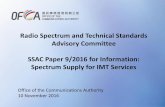 SSAC Paper 9/20162 ITU -R Report S.2368 0, “Sharing studies between International Mobile Telecommunication-Advanced systems and geostationary satellite networks in the fixed-satellite
