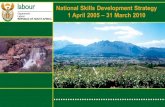 National Skills Development Strategy 1 April 2005 – 31 ... II.pdf · 1 April 2005 – 31 March 2010. ii. iii ... (NSA) constituency consultation process and presentation of their