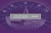 The Cleveland 2018 Heritage Medal · any kind. Those chosen to receive the Cleveland Heritage Medal would be recognized for their estimable leadership, collaborative spirit and perennial