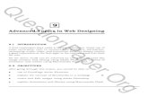 Advanced Topics in Web Designing - questionpaper.orgquestionpaper.org/pdf/web-designing/advtop.pdf · 252 :: Certificate in Web Designing 9.3 DHTML DHTML (Dynamic Hyper Text Mark-Up