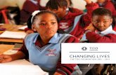 Changing Lives - TISO Foundation · Tiso Foundation – Changing Lives 2001 – 2013 | 15 nKULULeKO sOWazi nkululeko sowazi is the Chairman of KTh, a leading south african investment