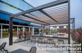 Earnings Release and Supplemental Report€¦ · Company Information 53 ... (“Hartwell”) located in the suburban Boston submarket of Lexington, Massachusetts, which represents