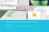 Watershed Tools Comparison White Paper · Landscape–are all free, web-delivered, watershed-oriented, and not so advanced as to limit their use by the general public. In formulating
