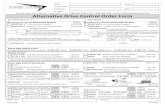 Alternative Drive Control Order Form - Stealth Products, Inc.Alternative Drive Control Order Form SUS9 F8675 SUS9 F8675 $4,414.00 E2330 Reset Egg Switch Color Packages Include Tri-