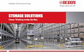 STORAGE SOLUTIONS - Warehouse Technology Group Dexion... · Racking Inspections The daily moving of goods is likely to cause some knocks and damage to your storage system. In the