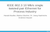 IEEE 802.3 10 Mb/s single twisted pair Ethernet for ...grouper.ieee.org/groups/802/3/10SPE/public/Sept... · – Initiate discussion/understanding on typical topologies and installations
