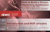 Introduction and RDF streams - streamreasoning.org · Introduction and RDF streams Introduction to the hands-on platform Continuous queries Hands-on on querying RDF streams Coffee
