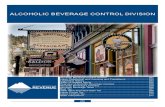 ALCOHOLIC BEVERAGE CONTROL DIVISION · 2019. 1. 8. · In addition, the Alcoholic Beverage Control Division is the only wholesaler of distilled spirits in the state. At the end of