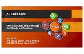 ART-DECOR®ART-DECOR® New Features and Feelings Tool Update and Roadmap July 2020 ART-DECOR Expert Group (ADEG) ART-DECOR Open Tools (ADOT) 1