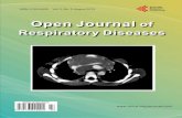 Open Journal of Respiratory Diseases, 2015, 5, 55-69 · The figure on the front cover is from the article published in Open Journal of Respiratory Diseases, 2015, Vol. 5, No. 3, pp.