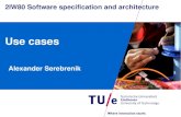 Use cases - Eindhoven University of Technologyaserebre/2IW80/2013-2014/02 - UML Use Ca… · Basic use case diagram . Simple example •What can you do with a telephone? / SET / W&I