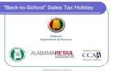 Sales Tax Holiday - Alabama Retail Association€¦ · sales tax holiday. A participating county or municipality shall submit a certified copy of their adopted resolution or ordinance