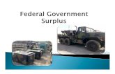 Federal Government Surplus (2) [Read-Only]...`Cargo trucks -5 $000 `Grand total – $74,000 $ 600 000 `Civilian/Van Trks-4 $111 000 $1,600,000 $111,000 `That’s“16– `Dump trucks