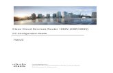 Cisco Cloud Services Router 1000V (CSR1000V) · Cisco Cloud Services Router 1000V (CSR1000V) CC Configuration Guide Version 1.0 1 July 2019. Cisco Cloud Services Router 1000V Page