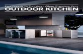 Five Needs to Consider When Planning Your OUTDOOR KITCHENblog.u-line.com/.../uploads/2019/12/180823_ULine_OutdoorKitchens.… · OUTDOOR KITCHEN U-Line Design Series. An outdoor kitchen