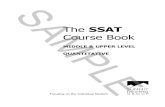 The SSAT - mytutor.com...Some SSAT math questions can be solved quickly by using the answer choices. Questions involving algebraic equations can often be solved by plugging in the