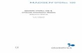 OTOflex 100 Reference Manual - Madsenmadsen.hu/pdf/utmutato/OtoSuite_Reference_Manual... · 2016. 8. 22. · TableofContents 1 Introduction 9 1.1 MADSENOTOflex100 9 1.2 TheOTOsuiteImmittancemodule