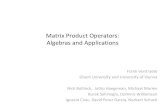 Matrix Product Operators: Algebras and Applicationsphysics.usyd.edu.au/quantum/.../Verstraete.pdf · • Matrix Product Operator Algebras: ... • Different phases of matter will