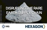 DISRUPTING THE RARE EARTH SUPPLY CHAIN · • Disrupting & diversifying the global REEs supply-chain • Lower OpEx & CapEx costs & faster down stream REEs processing • Pathway