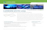luXeon uV Fc line - Mouser Electronics · LED that can be reflowed onto a substrate with standard surface mount (SMT) equipment and process. LUXEON UV FC Line LEDs enable tighter