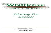 Planting For Success - Whiffle Tree · 2020. 6. 5. · Whiffletree Farm & Nursery 6987 8th Line West, Elora, ON N0B 2S0 519-669-1349 Planting For Success