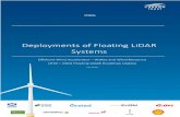 Deployments of Floating LiDAR Systems · A floating LiDAR system (FLS) offers a significant cost reduction over an offshore meteorological mast and has the flexibility of being redeployed