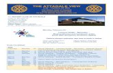 THE ATTADALE VIEW€¦ · N 29 – February 20, 2020 The Rotary Club of Attadale Rotary International District 9465 PO Box 110, Melville, Western Australia 6156 The ROTARY CLUB OF