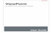 ViewPoint - Honeywell Productivity and Workflow Solutions · 1 1 About ViewPoint and the GMPT-401 Use this chapter to understand the ViewPoint application and how it works with the