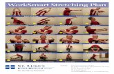 WorkSmart Stretching Plan€¦ · Photo b shows the elbow stretch with an overpressure. Hold your R arm out in front of you with palm down and fingers extended (out straight). With