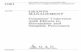 GAO-06-566 Grants Management: Grantees' Concerns with Efforts … · portal, a Web site at which grantees can find grant opportunities across government agencies and can apply for