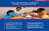 Planning Meals for Toddlers - UCY · Planning Meals for Toddlers learning PoinTs 1 Menu planning can help to establish a pattern of nutritionally balanced family meals and snacks