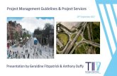 Project Management Guidelines & Project Services · Management Project Services Roads Capital Programmes Public Transport Capital Programme Land & Property Management. Risk Ralf Diessner