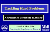 Tackling Hard Problems · Sweet spot: behaviors bridging basic and clinical work Appraisal Feeling Afraid. Anxiety Features Disruption in Core Psychological Threat Processes Circuit