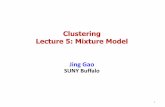 CSE601 Mixture Model Clustering - University at Buffalojing/cse601/fa12/materials/... · 2012. 10. 26. · Outline •Basics –Motivation, definition, evaluation •Methods –Partitional