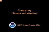 Comparing Climate and Weather...Comparing Climate and Weather NOAA Climate Program Office NOTE: Each slide has notes in the notes field to help users understand and narrate the story.1971