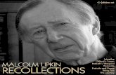 RECOLLECTIONS · RECOLLECTIONS – MALCOLM LIPKIN This album celebrates half-a-century of Malcolm Lipkin’s composing career, from music of his early thirties, the String Trio and