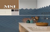Urbano - msisurfaces.com · authentic hand-crafted look and feel that give your kitchen, bath, living room, or other interior space a touch of contemporary detail. Disclaimer: Variation