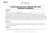 Safety Recall S59 / NHTSA 16V-589 Chassis Fasteners · August 2016 Dealer Service Instructions for: Safety Recall S59 / NHTSA 16V-589 Chassis Fasteners 2016 (UF) Chrysler 200 NOTE: