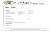 KWR-TDS-KWR105M2-20190204Technical Data Sheet KWR105M2 · 2/4/2019  · Moisture KW-MA01 0.07% Polypropylene D5576 15% CONEG REACH/ SVHC PROPOSITION 65 NOTE: While this information