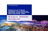 ([SR 'XEDL - Dubai auditors accountants VAT Saif Chartered ... 2020 VAT refund.pdf · 2. The Bureau Expo 2020 Dubai performs the initial check on the refund claims received from the