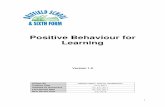 Positive Behaviour for Learning Policy...• Students respond better to praise, encouragement and reward for good behaviour or hard work. Rewards should normally be applied in approximately
