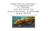 2019 Singapore- CAMBRIDGE A Level H2 EconS P2 Suggested … · 2019. 12. 20. · 2019 H2 Econs Paper 2 Solution Written by Mr Mitch Peh 3 2019 A Level H2 Economics 9757 P2 Suggested